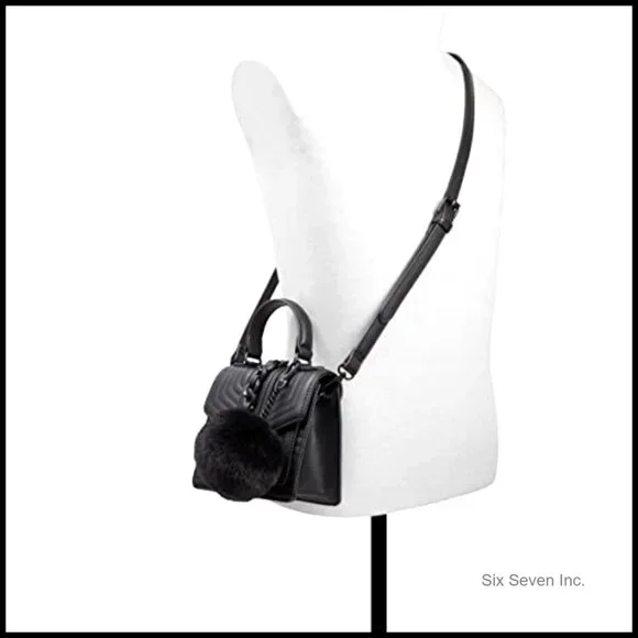 Synthetic Top Handle Bag Compact Chic Minimal Day to Night Accessory